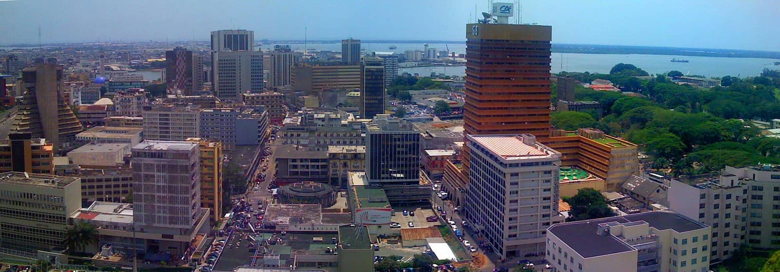 Vue urbaine en Côte d’Ivoire
